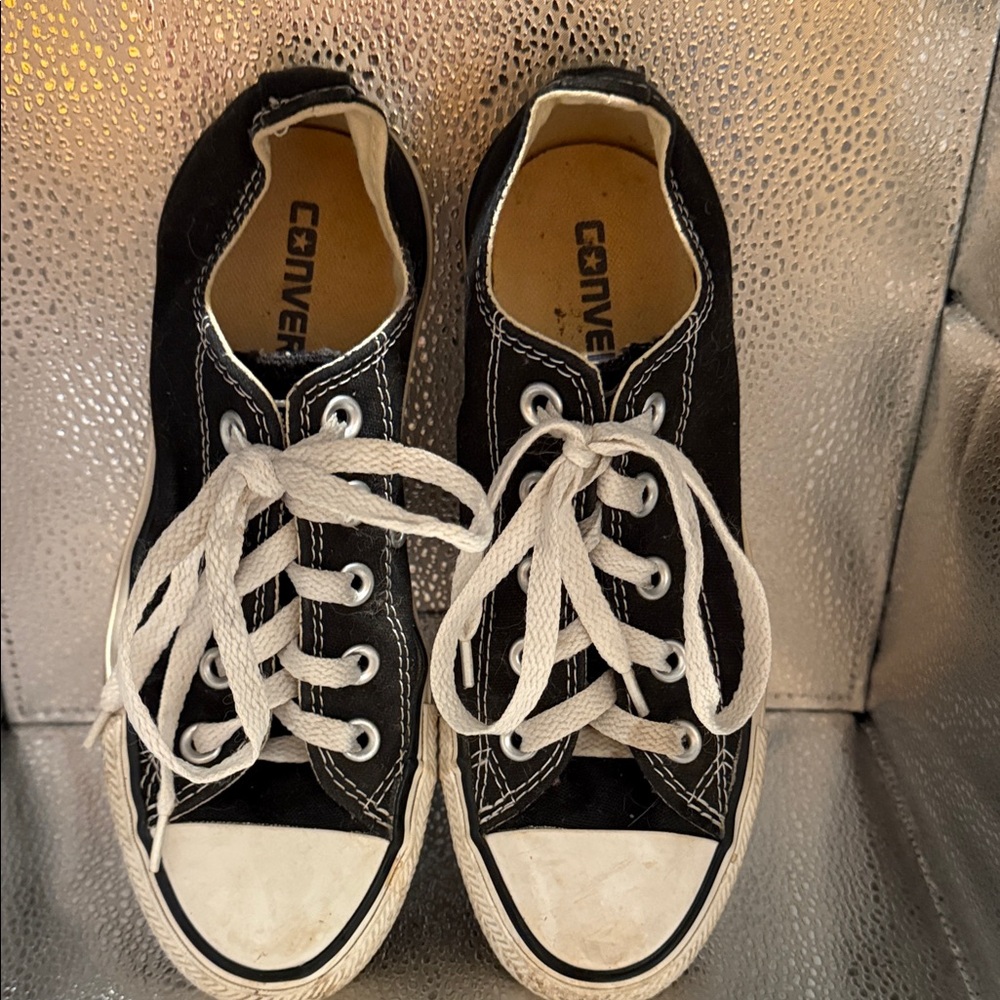 Converse Kids Black and White Sneakers